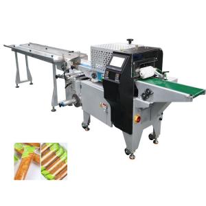 China Dry Fruit Automatic Flow Wrapping Machine Bafu Cake Cookies Biscuit Packing Machine wholesale