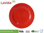 Solid Color Melamine Plates Bowls With Rim Dishwasher Safe Heat Resistance Non -
