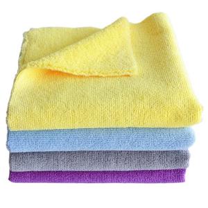 China 500gsm Yellow Car Detailing Cloths Towel For Windshield Cleaning wholesale
