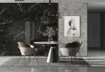 10x60cm Polished Porcelain Tile for Wall Decoration Black and White Check