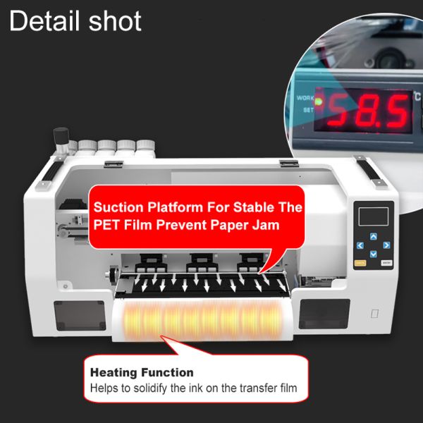 KECAI Digital A3 DTF Printer Pet Film Textile Printing Machine Impresora Flatbed Printing Service A3 Dtf Printing for t Shirt