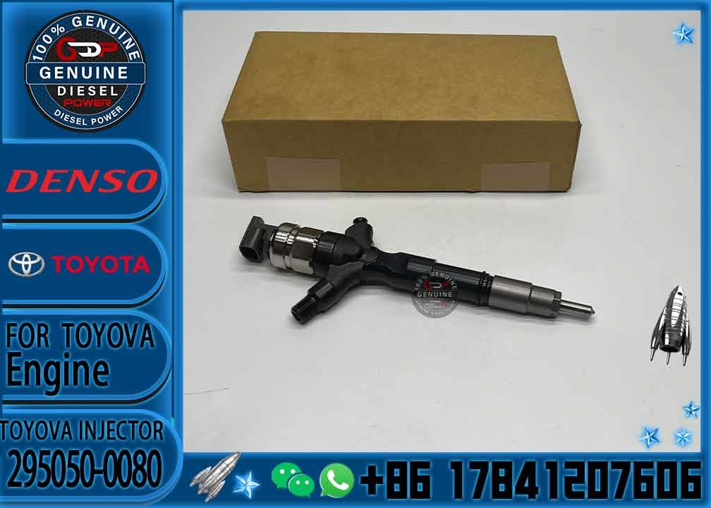 High Quality Diesel Fuel Injector 295050-0080 295050 0080 Common Rail Injector 2950500080 295050-0081 295050-0082 for To