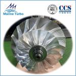 Mitsubishi Exhaust Gas Turbo Compressor Wheel Axial With Diesel Engine