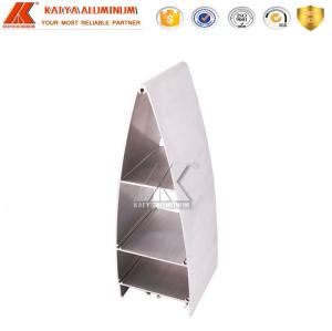 China Triangle Shape 600mm 6082 Aluminum Alloy Profile / Extruded Aluminum Louver / Blinds wholesale