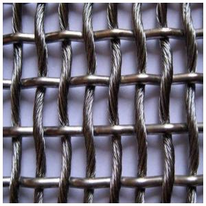 China Anodizing Twill Weave Woven Mesh Panels Fire Resistance wholesale