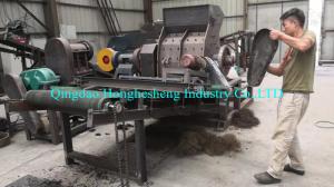 China 16cm Green Scrap Rubber Steel Separator Raw Rubber Steel Wire Separator Machine wholesale