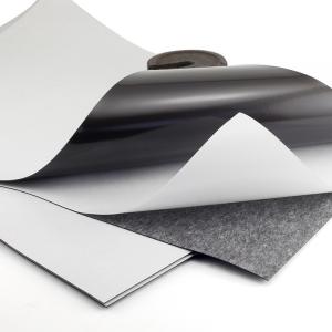 China Sample Lead Time 15-18 Days Rubber Magnet Flexible Magnetic Sheet with adhesive A4*0.75mm wholesale