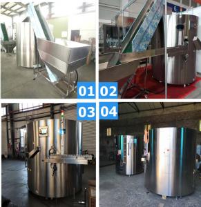 China High Speed Rotary Bottle Unscrambler Full Automatic For Plastic Water Bottling Plant wholesale