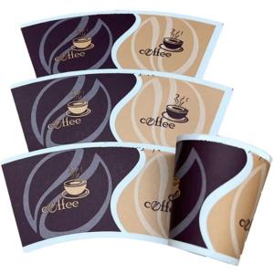 Customized Paper Cup Fan For Flexographic Printing Single / Double Sided Coating