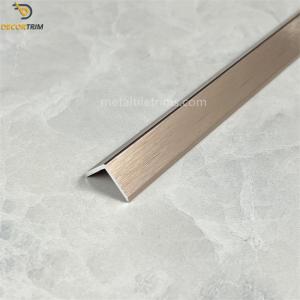 China Tile Corner Guard Wall Corner Protector Strips Coffee Color 2.5 Meters Length wholesale