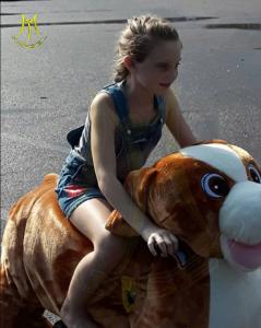 China Hansel wholesale children park car electric stuffed mountable animal ride wholesale