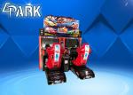 Double Players Coin Push Racing Game Machine / Arcade Driving Simulator