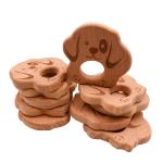 Necklace Pendant Wooden Teething Toy ISO9001 Wooden Animal Teether