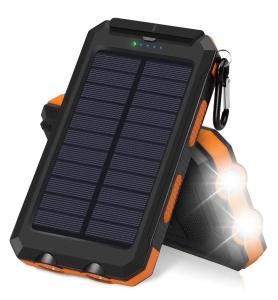 China OEM ODM Solar Powered Power Bank 10000mah Solar Powerbank With Li-Polymer Battery wholesale