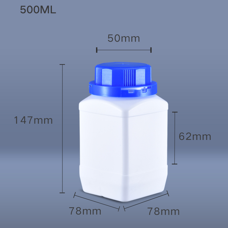 Leakproof HDPE LDPE Plastic Bottles For Chemical Liquid Glue Oil Packaging 16 oz
