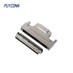 Straight Dust 100pin Solder SCSI Connector DB Male Type W/ Metal Cover