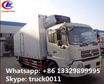 15tons refrigerator van truck with US Brand Carrier freezer for sale, 10-15tons