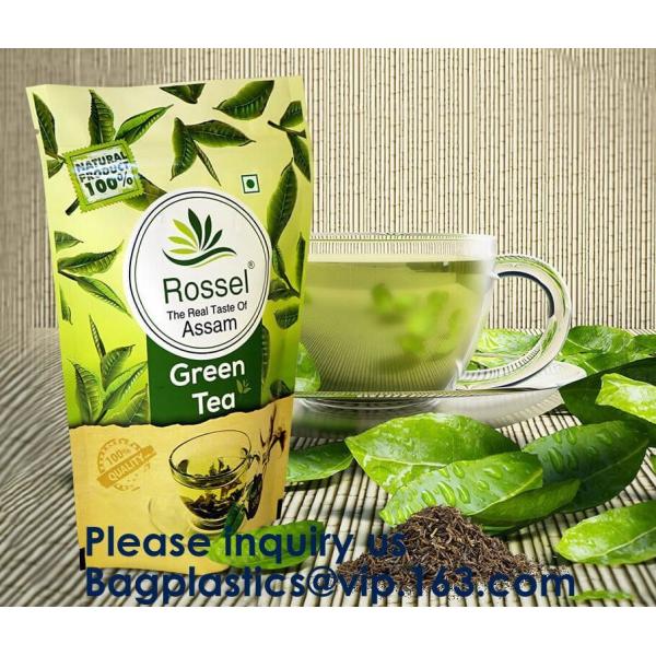 Custom Print Biodegradable Foil Packaging Soft Zipper Stand Up Bottom Gusset Plastic Drinking Pouches Bags With Straws