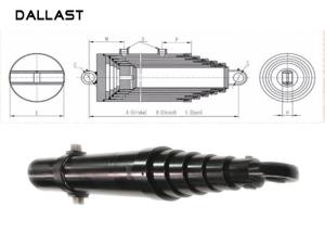 China Telescoping Hydraulic Multi Stage Hydraulic Ram Cylinder for Agricultural Vehicles wholesale