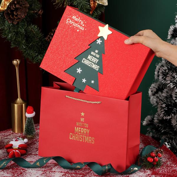 Industrial Custom Christmas Box For Candle Socks Personalized Gift Craft Packaging