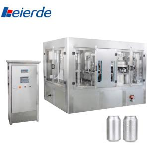 China 2000 - 9000BPH Aluminum Can Filling Machine For Carbonated Drinks And Beers wholesale