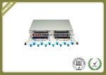 Sliding Type SC 12 Port Fiber Optic Patch Panel , Optical Fiber Distribution