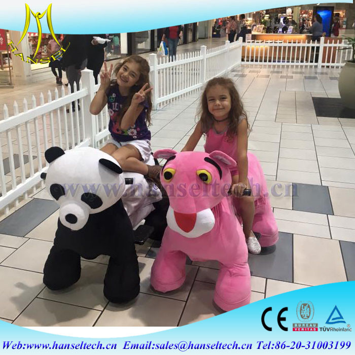 Hansel modern amusement kiddie rides and animals scooter for sale