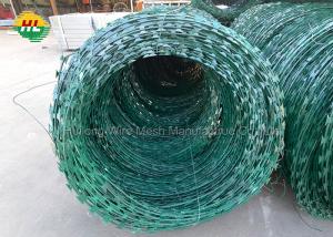 China Razor Concertina Wire Galvanised Steel Garden Fence Helical Barbed Wire Coiled Concertina Type Security wholesale