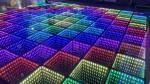 Toughened Glass LED Dance Floor with 50000 Hours Working Lifetime and Portable