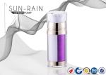 0.23cc Non spill round lotion bottle PMMA material SR-2252B cosmetic pump bottle
