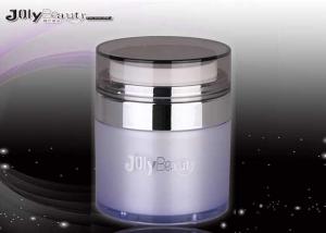 China Cover a transparent bottle with a purple capacity of 30ml Airless Bottles wholesale