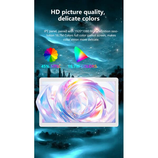 14-inch Android Tablet PC with 4G LTE Connectivity and Quad-Core Processor for Wall Mount and Digital Poster Display