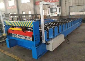 China R - Panel Roof Roll Forming Machine 26 GA Galvalume Coil Easy Operation wholesale