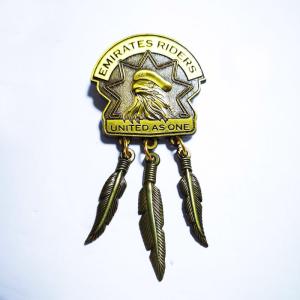 China 3D Antique Bronze Custom Metal Pin Zinc Alloy Dangle Pins With Butterfly Clutches wholesale