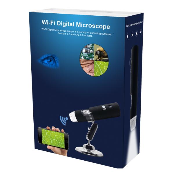 LED USB Wifi Optical Digital Microscope 1080P HD 2MP 1000X Monocular