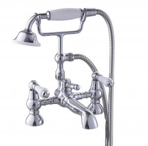 China Chrome Bath Shower Mixer Taps For Commercial / Residential Use wholesale
