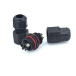 Eco - Friendly Electrical Circular Power Connectors For Coaxial Screw Wire Cable
