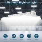 Led Linear High Bay Light 80-400W Pendant For Indoor Stadium Sport Warehouse
