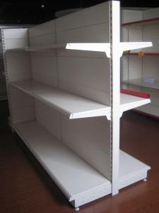 China High Grade Steel Supermarket Display Commercial Retail Shelving Goods Backplane Gondola Shelf wholesale