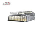 Waterproof 6m Aluminum PVC Movable Hotel Tent For Resorts