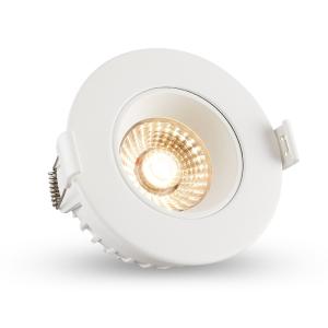 China Recessed 8W Dimmable Tiltable LED Downlights Anti Glare Fireproof wholesale
