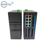 L3 10G Network management industrial POE switch 4 *10G SFP+ ports+8 gigabit RJ45