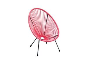 China Multicolor Rattan Steel Chair , Stackable Rattan Garden Chairs 10kg wholesale