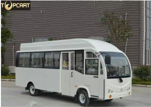 China Electric Bus Fully Enclosed Golf Carts With 22 Seats , Curtis 400 A Controller wholesale