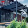 Buy cheap Custom 4x4m 4x3m Aluminium Manual Louvered Pergola Outdoor Garden Building from wholesalers