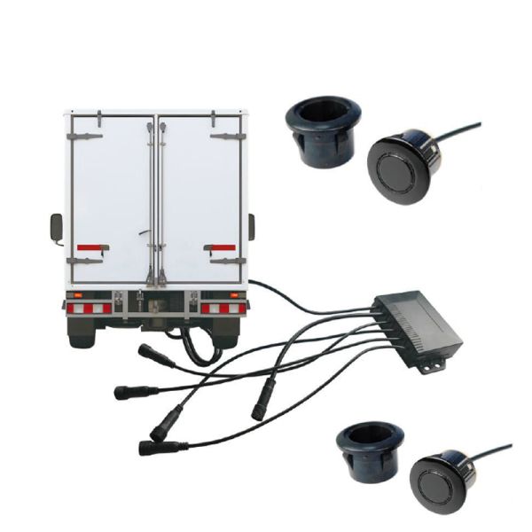 IP67 Buzzer And LED Display Option Backup Aftermarket Truck Reverse Parking Sensor