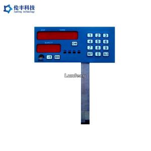China Metal Dome Flat Membrane Keyboard , Tactile Keypad Membrane Switches Keyboard wholesale