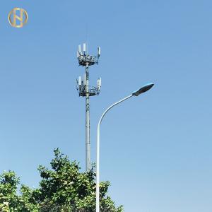 China 20FT Electric Street Light Pole Street Lamp Pole Single Or Dual Arms wholesale