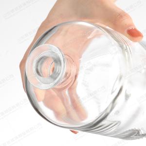 China ODM Customize 700ml Square Brandy Glass Wine Bottle For Whisky wholesale