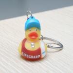Home Key Rubber Ducky Collectible Keychains , Assorted Mini Rubber Duck